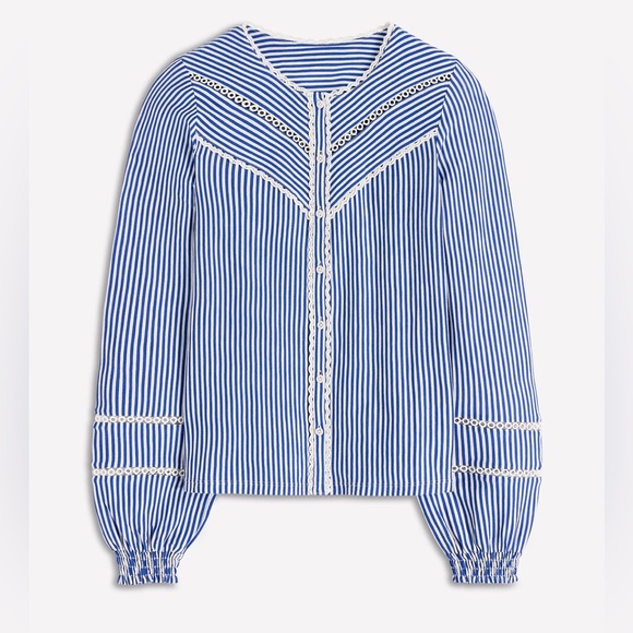 Boden Trim Detail Jersey Shirt XS - Picture 6 of 12